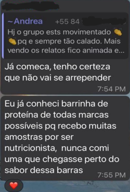 Depoimento de Andrea